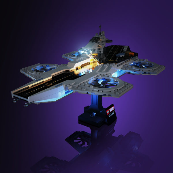 ゆきむら。 リングライト LMB 2.0 Light Kit for LEGO Marvel The Avengers Helicarrier #76295