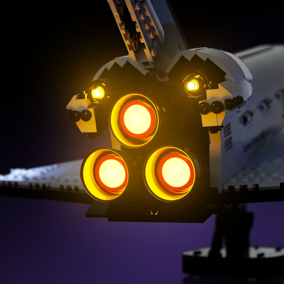 Space Set Light Space Shuttle In Lights