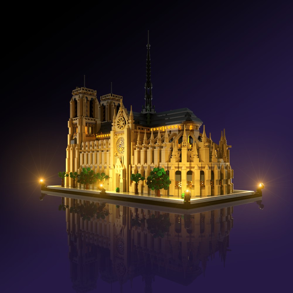 LMB 2.0 Light Kit for LEGO® Notre-Dame de Paris #21061