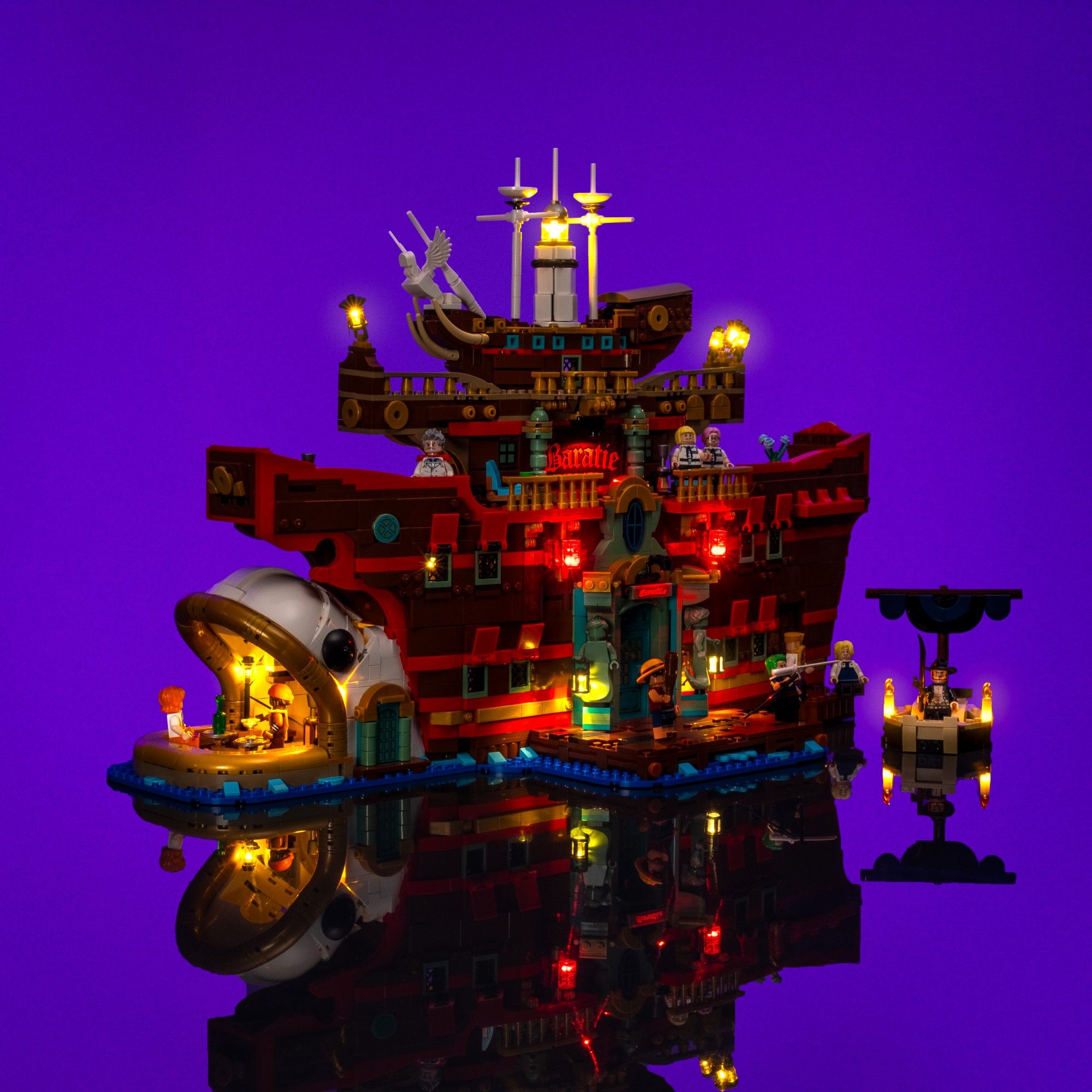 Light Kit for LEGO® ONE PIECE The Baratie Floating Restaurant