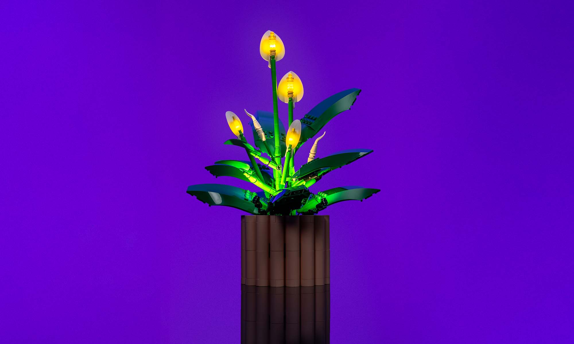 peace lily fluorescent light Light Kit for LEGO Peace Lily #11504