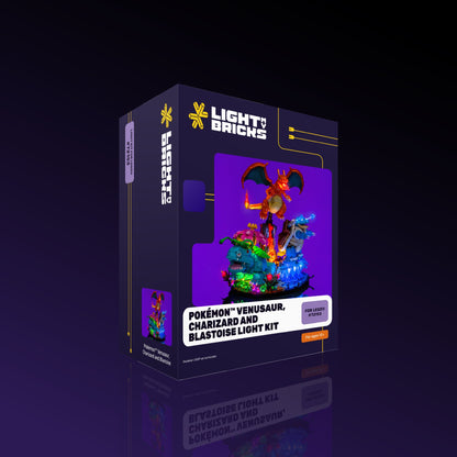 Light Kit for LEGO® Pokémon™ Venusaur, Charizard and Blastoise #72153