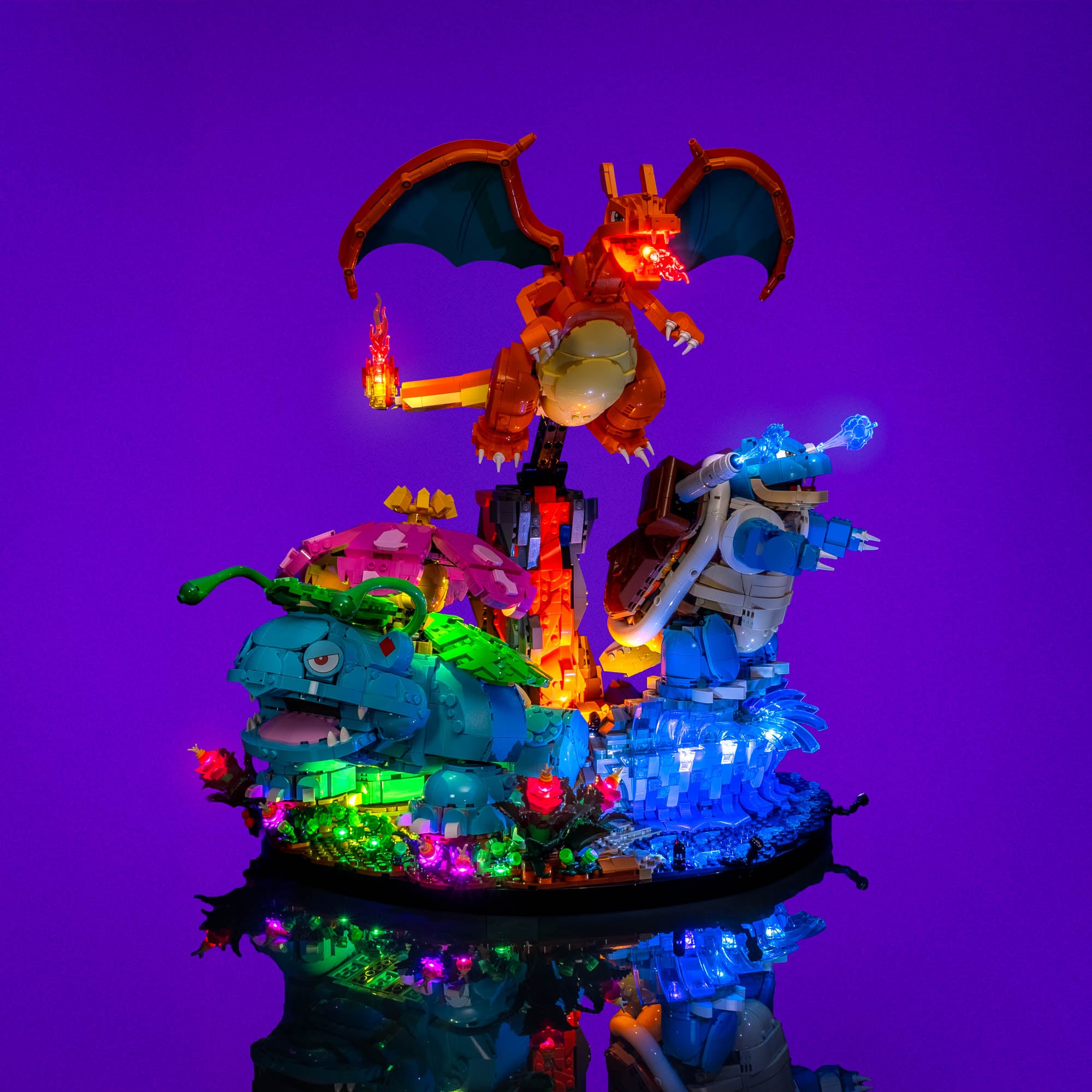 LUMiRiSE グッズセット Light Kit for LEGO® Pokémon™ Venusaur, Charizard and Blastoise