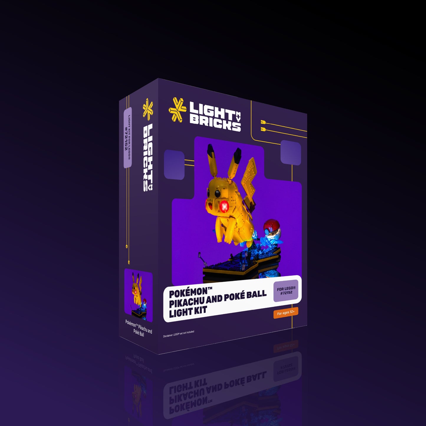 Light Kit for LEGO® Pokémon™ Pikachu and Poké Ball #72152
