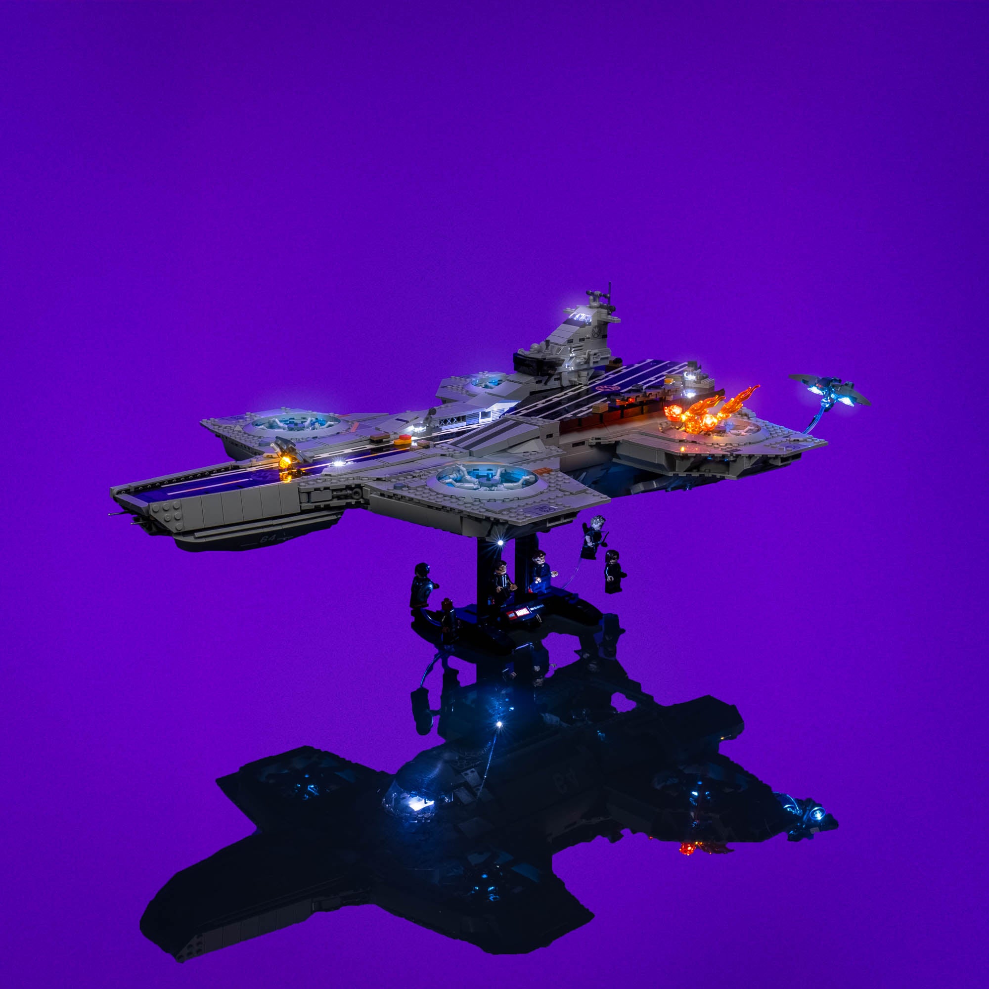 Light Kit for LEGO® S.H.I.E.L.D. Helicarrier #76354 | Light My