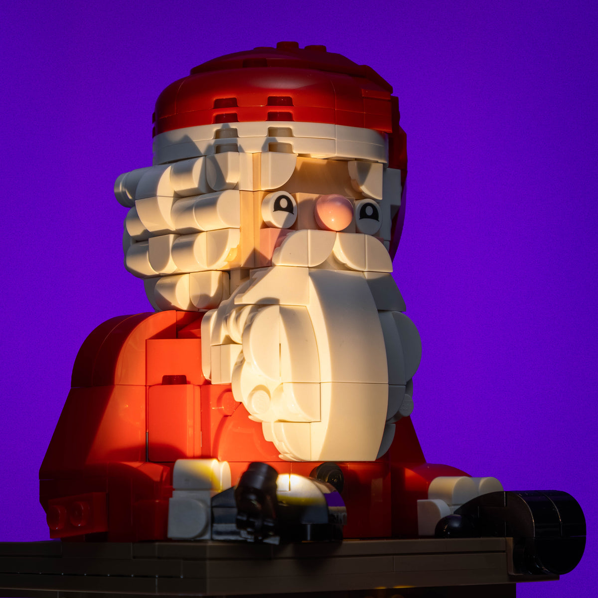 Warmweiss beleuchteter Weihnachtsmann des LEGO® Weihnachtsmann-Tagezählers