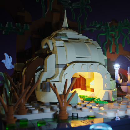 Light Kit for LEGO® Star Wars Dagobah Jedi Training Diorama #75330