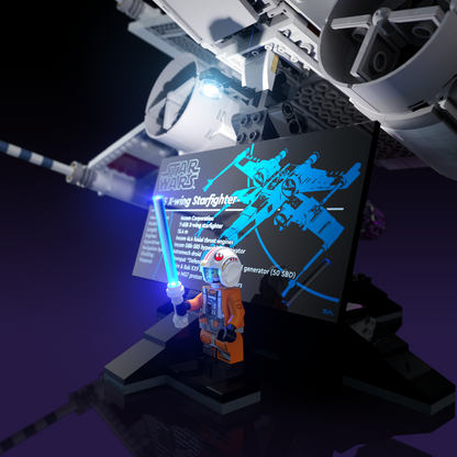 LMB 2.0 Light Kit for LEGO® Star Wars X-Wing Starfighter #75355