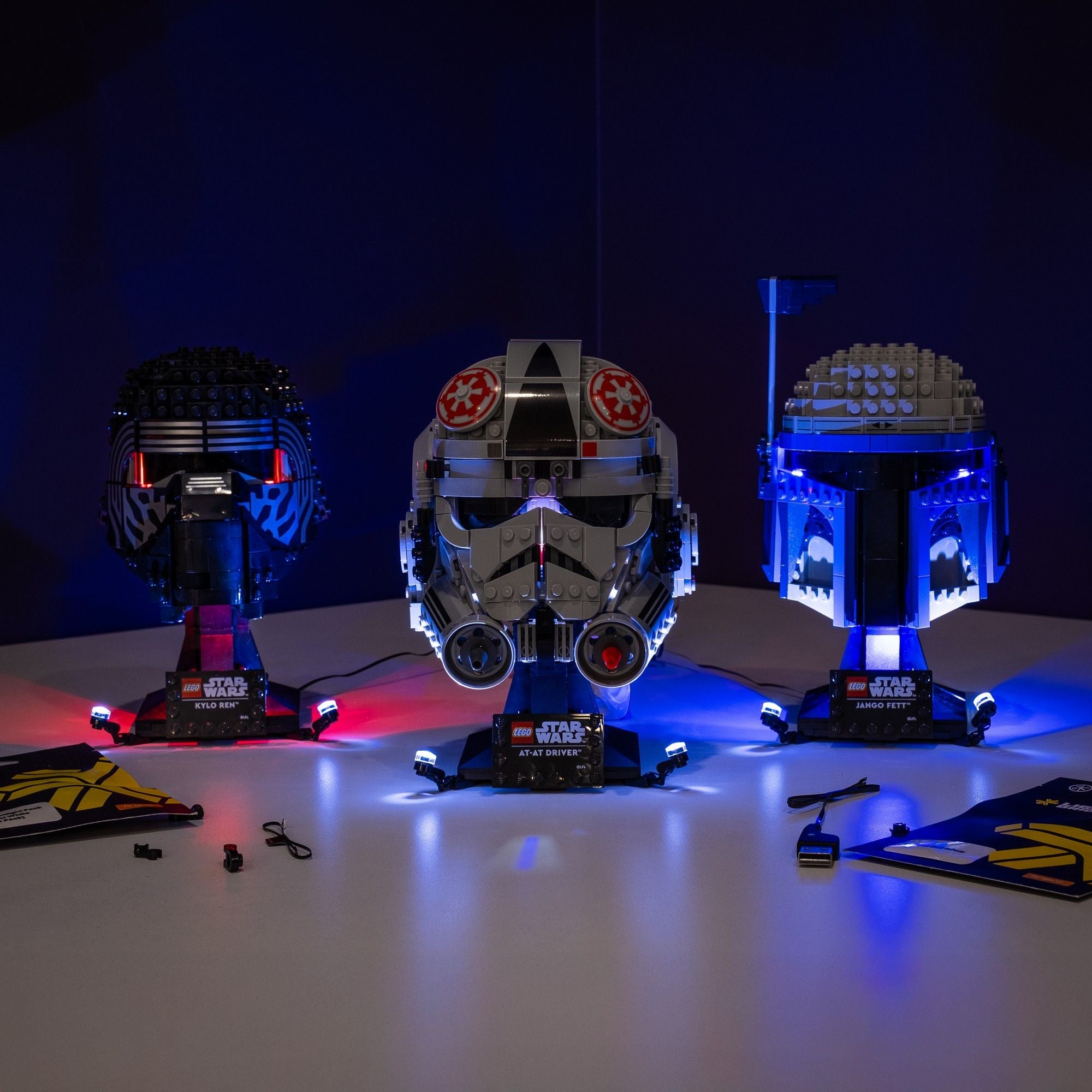 LEGO® AT-AT Driver Helmet™ #75429 DIY Light Bundle – Light My