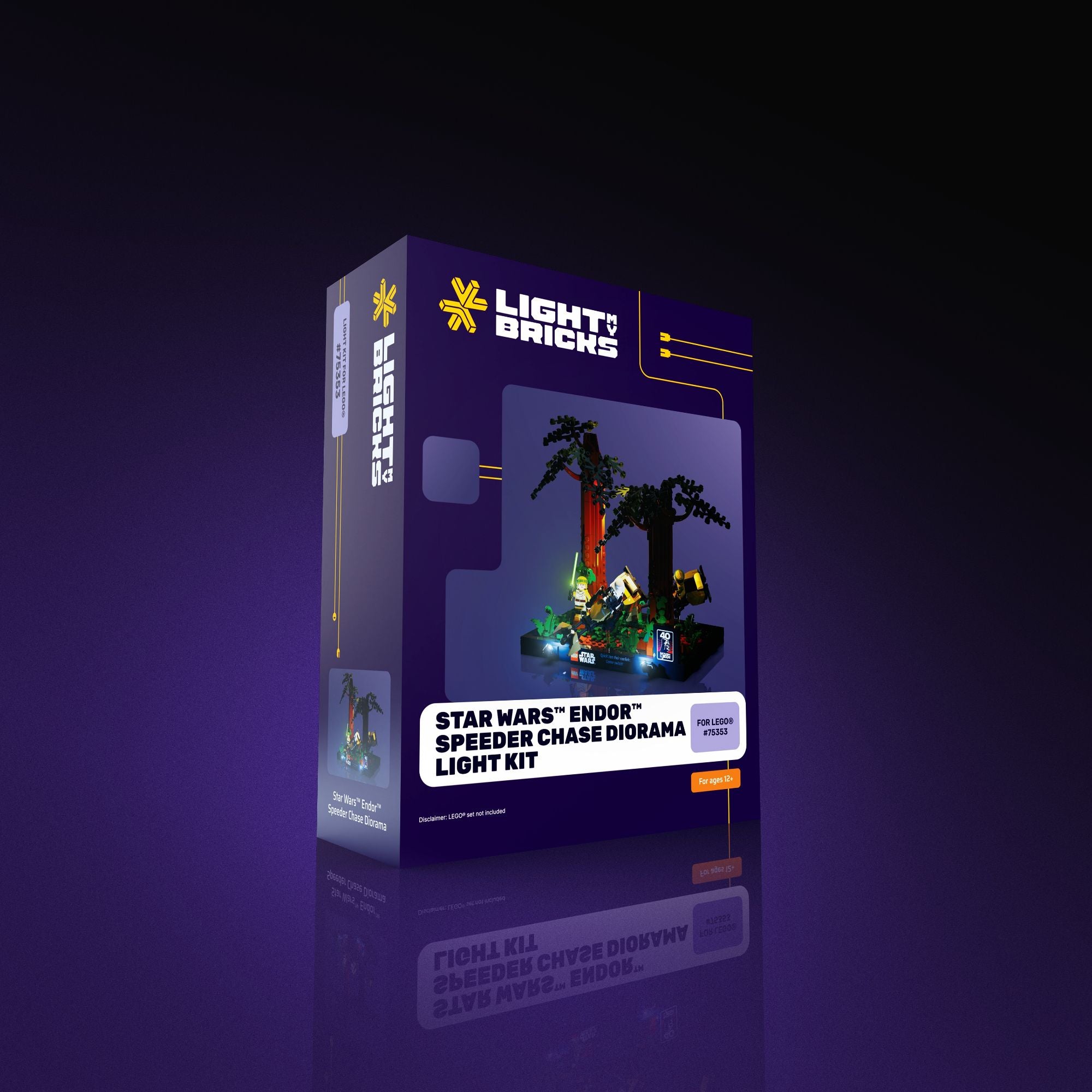UKworks様 リクエスト 2点 まとめ商品 LMB 2.0 Light Kit for LEGO Star Wars Endor Speeder Chase Diorama