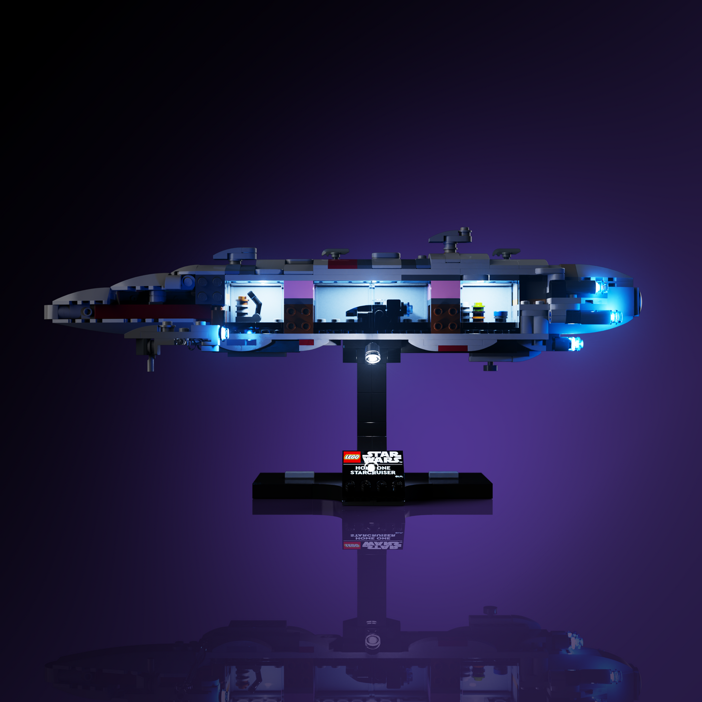 Light Kit for LEGO® Star Wars Home One Starcruiser #75405