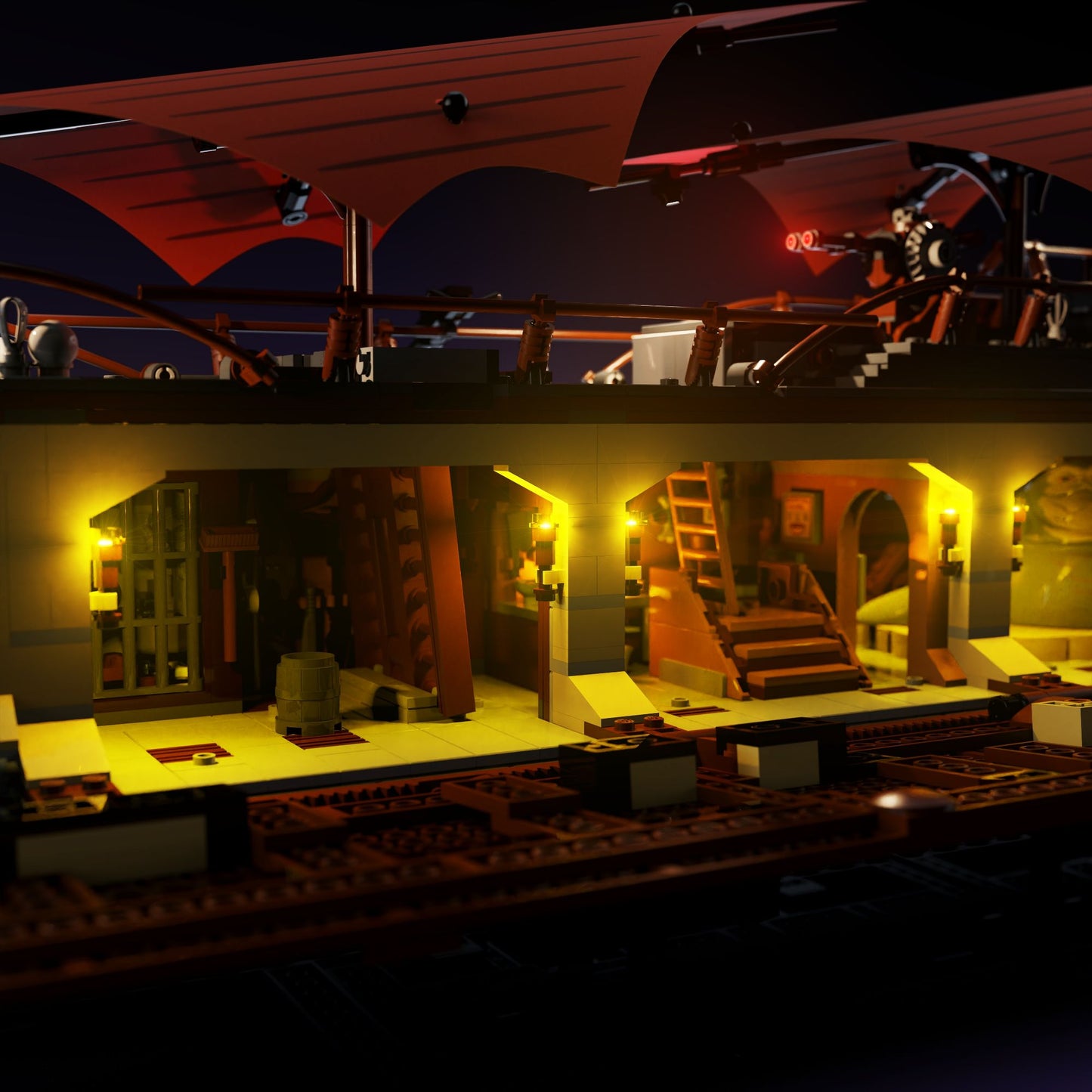 Light Kit for LEGO® Jabba's Sail Barge #75397