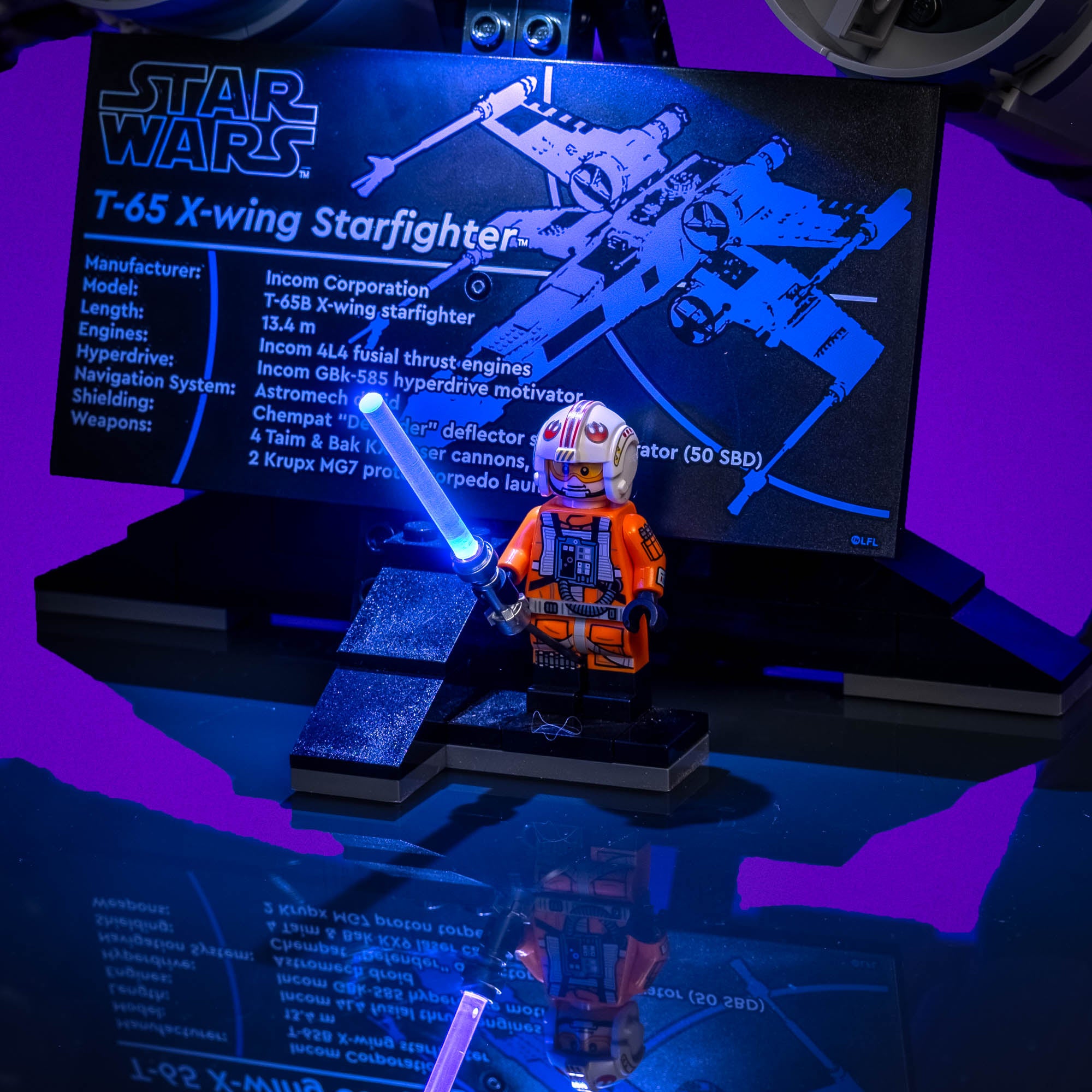 LMB 2.0 Light Kit for LEGO Star Wars X-Wing Starfighter #75355