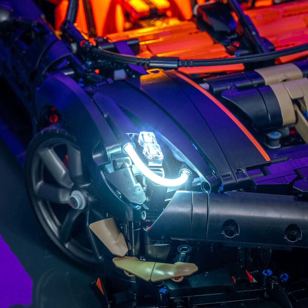 Frontbeleuchtung des Koenigsegg Sadair’s Spear