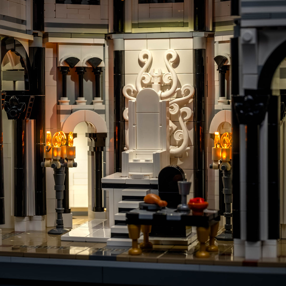 Beleuchteter Thronsaal von Minas Tirith