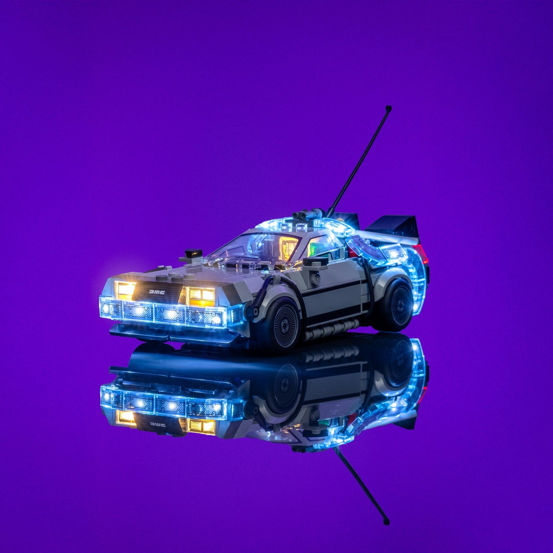 LMB 2.0 Light Kit for LEGO Time Machine from Back to the Future #77256 | Light My Bricks Light My Bricks USA LMB 2.0 Light Kit for LEGO Time Machine from Back to the Future #77256 | Light My Bricks Light My Bricks USA