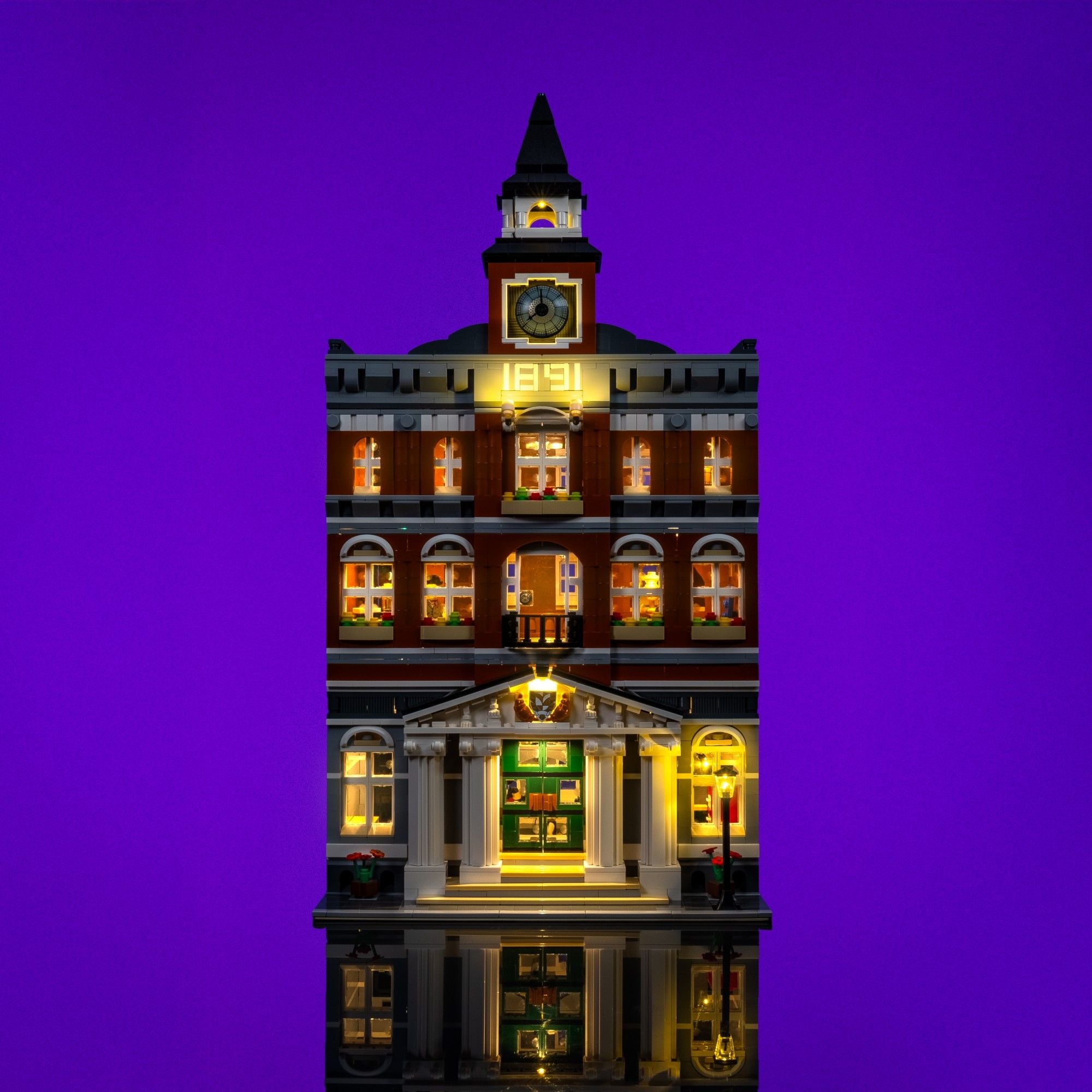Light Kit for LEGO® Town Hall #10224 | Light My Bricks – Light My