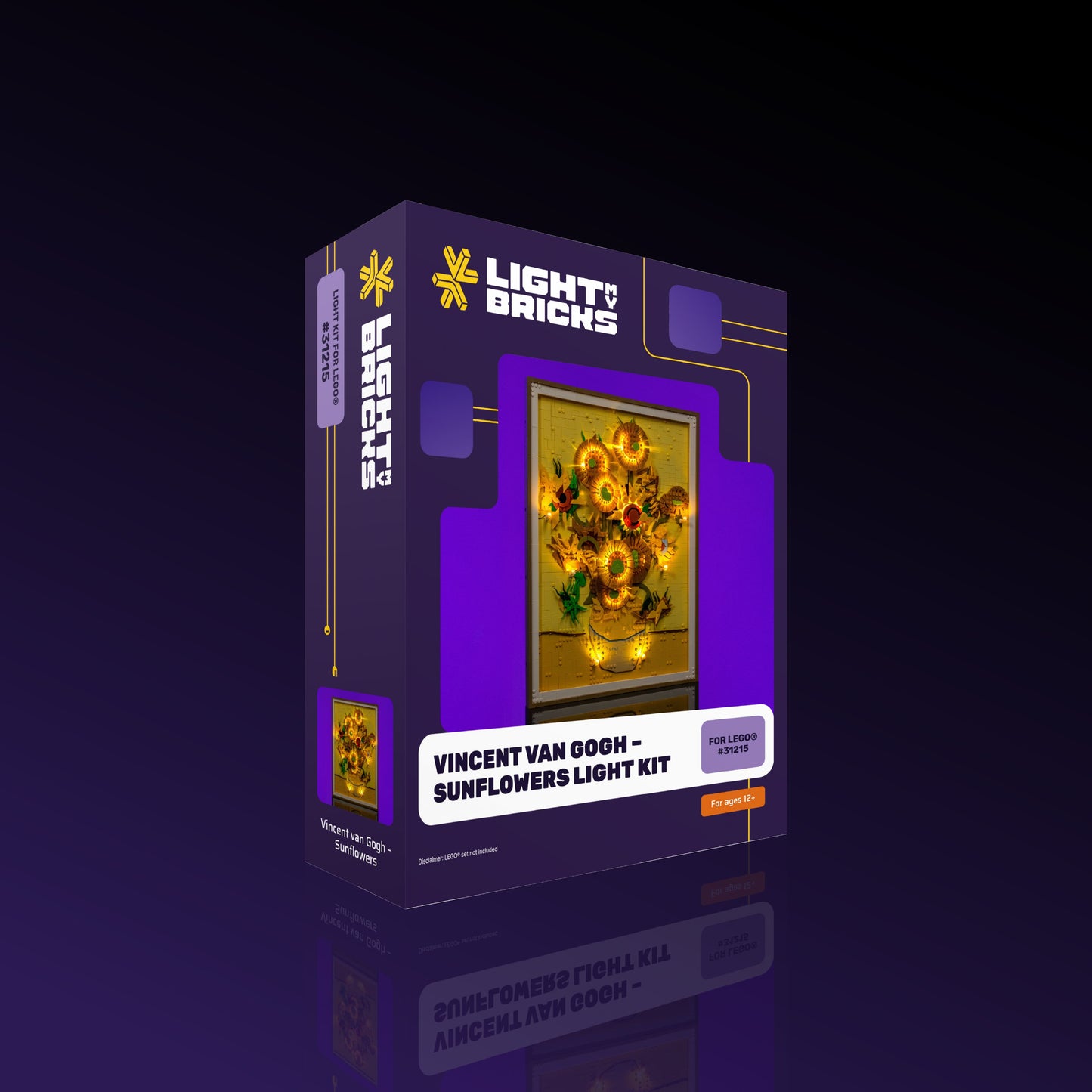 Light Kit for LEGO® Vincent van Gogh – Sunflowers #31215