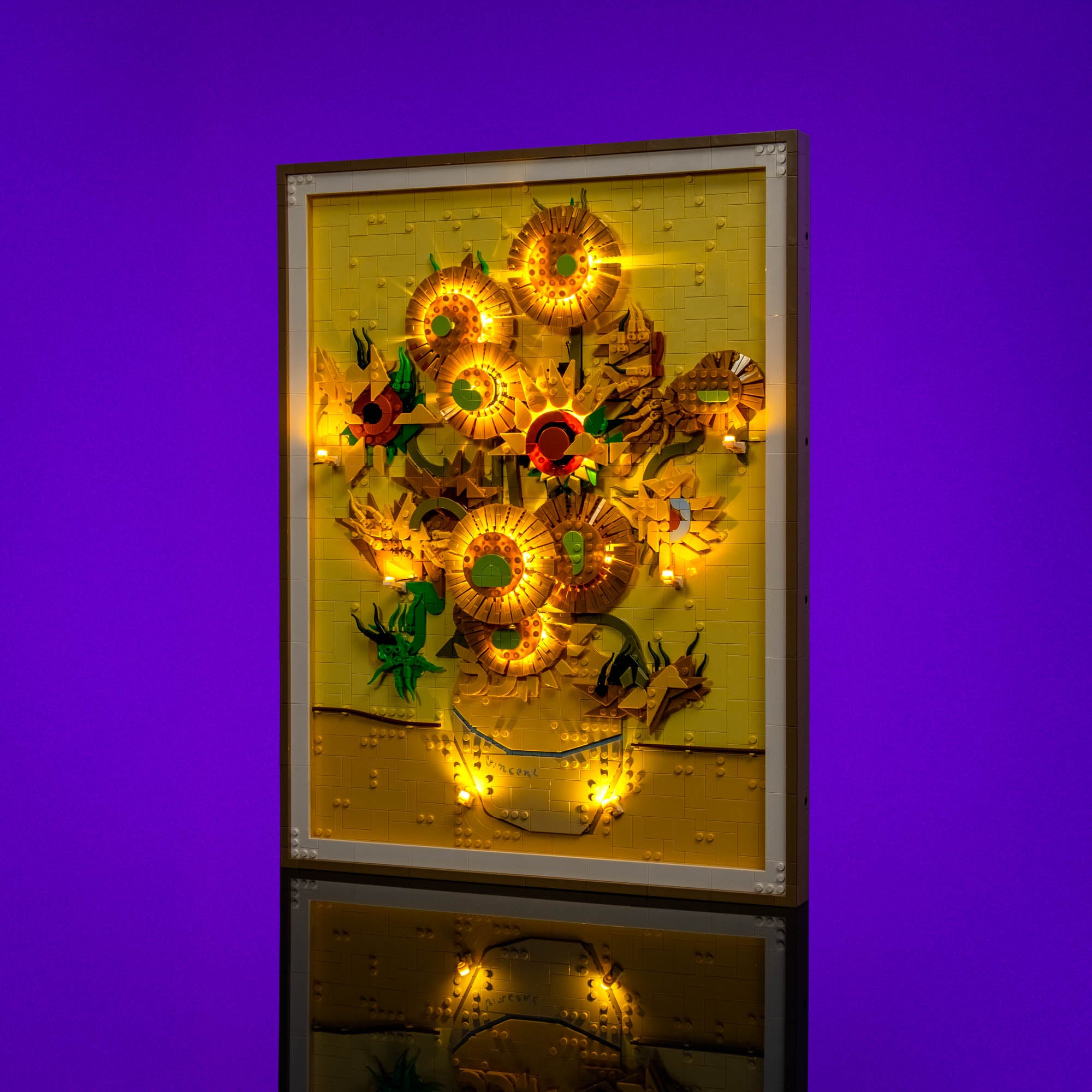 Light Kit for Vincent van Gogh – Sunflowers #31215 | Light My