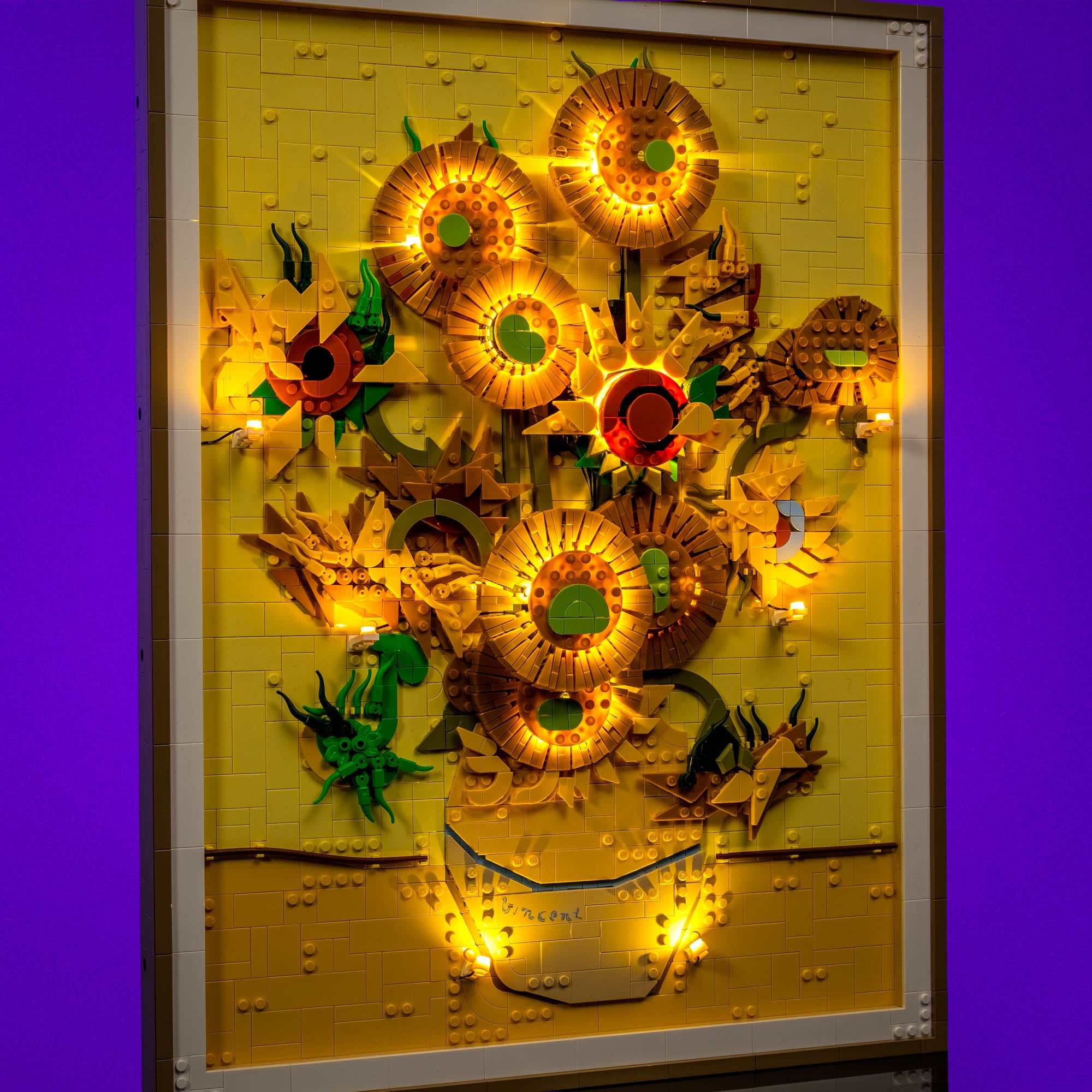 Light Kit for Vincent van Gogh – Sunflowers #31215 | Light My
