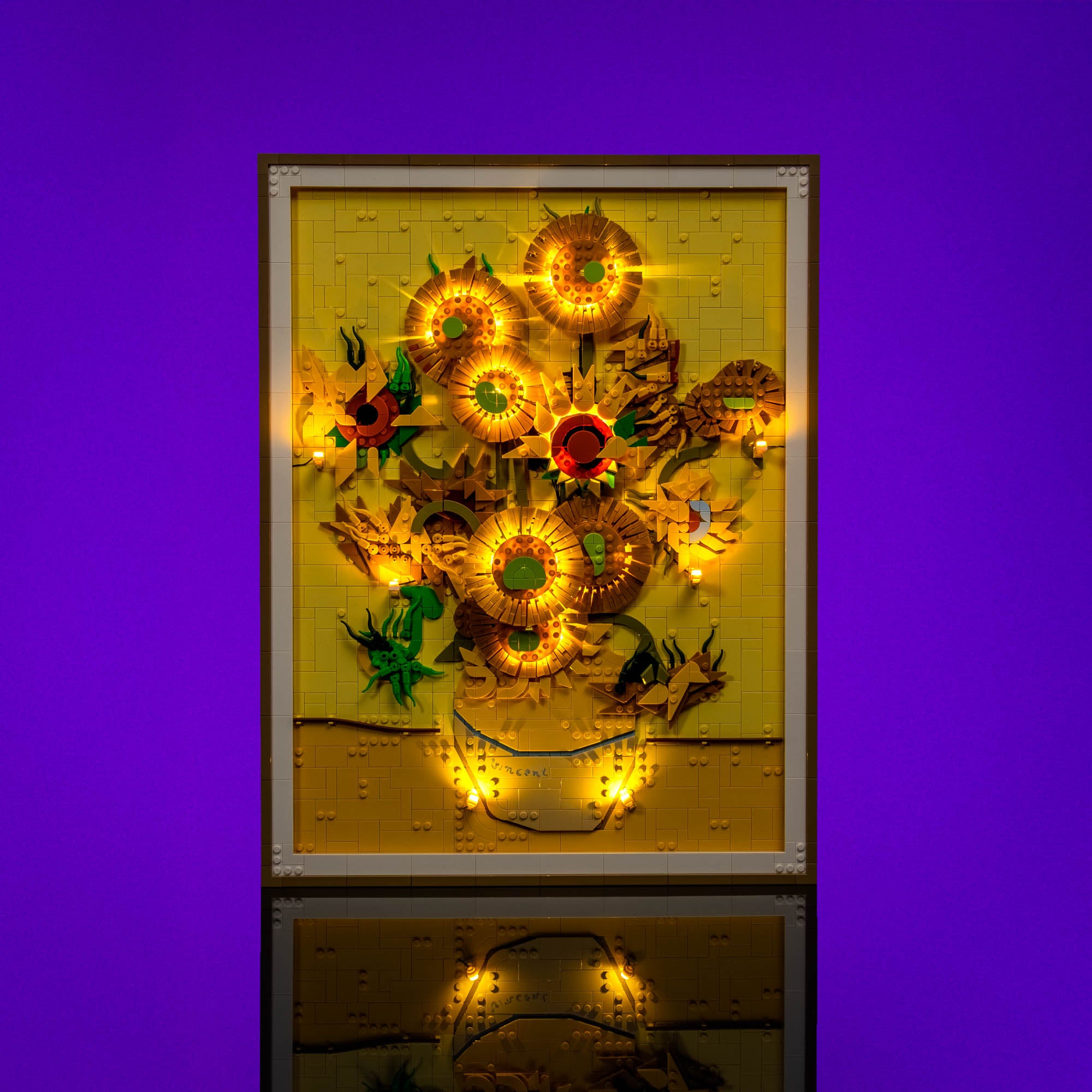 Light Kit for Vincent van Gogh – Sunflowers #31215 | Light My