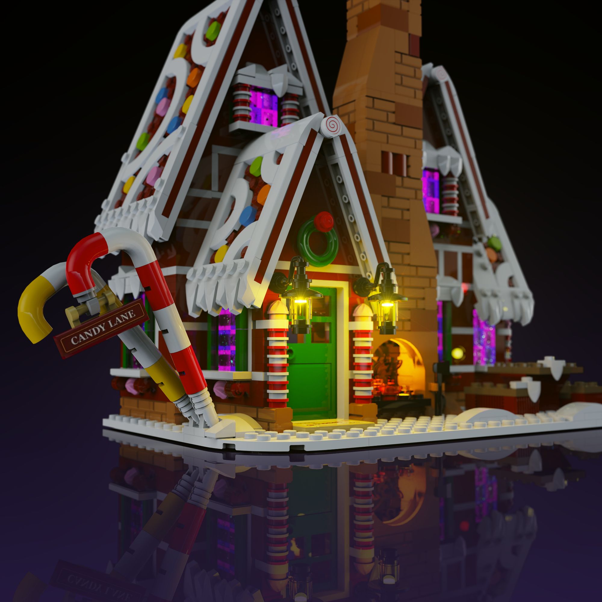 LMB 2.0 Light Kit for LEGO Gingerbread House #10267 | Light My