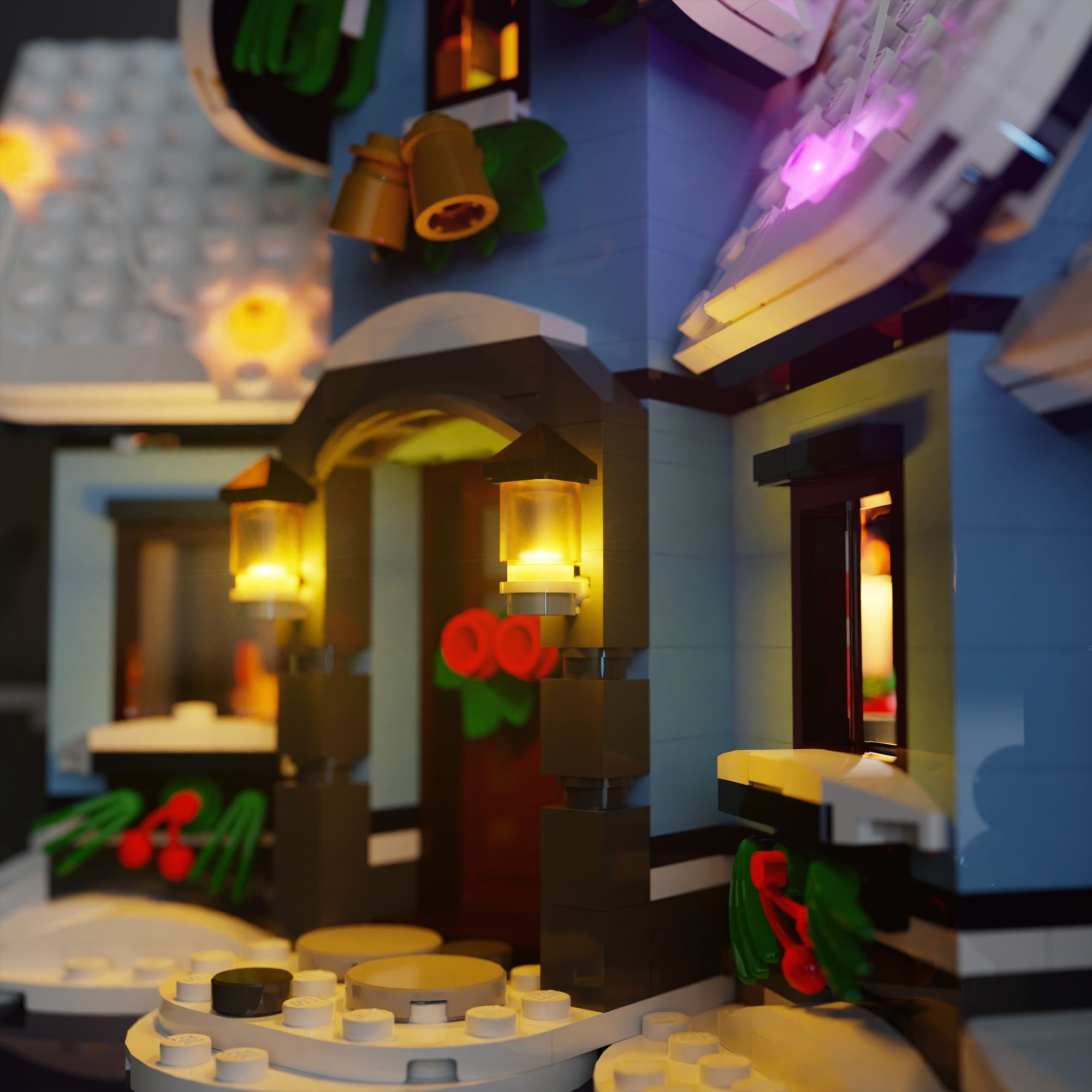 LMB 2.0 Light Kit for LEGO Santa's Visit #10293 | Light My Bricks
