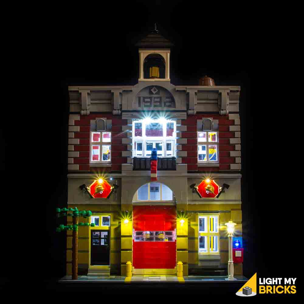 mental Brøl score LEGO® Fire Brigade 10197 Light Kit – Light My Bricks USA