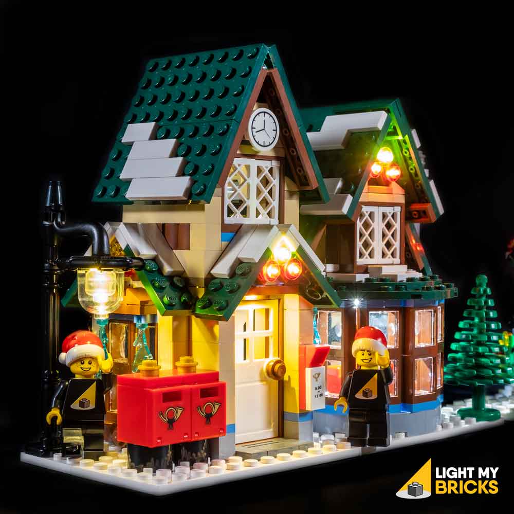 LEGO® Winter Village Post Office 10222 Kit – Light My Bricks USA