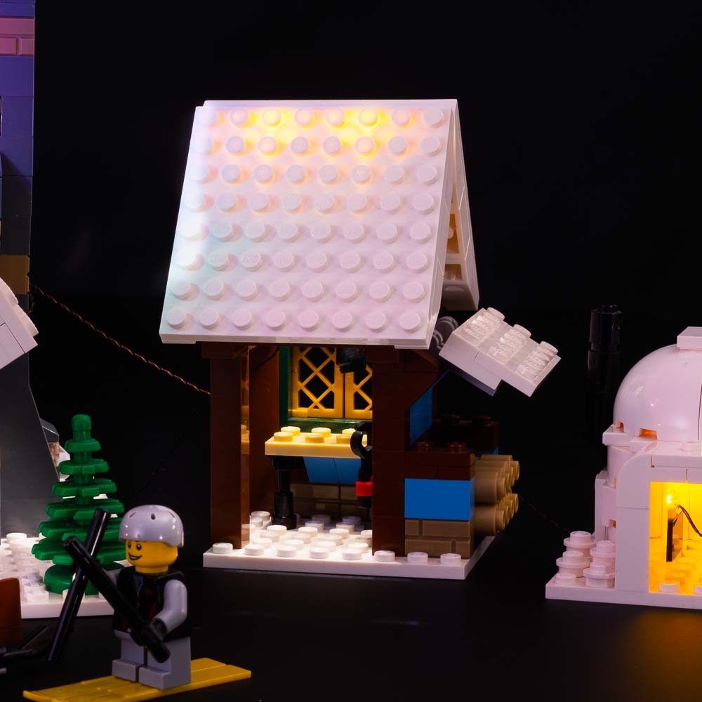 Winter Village Cottage 10229 Light Kit – Light My Bricks USA