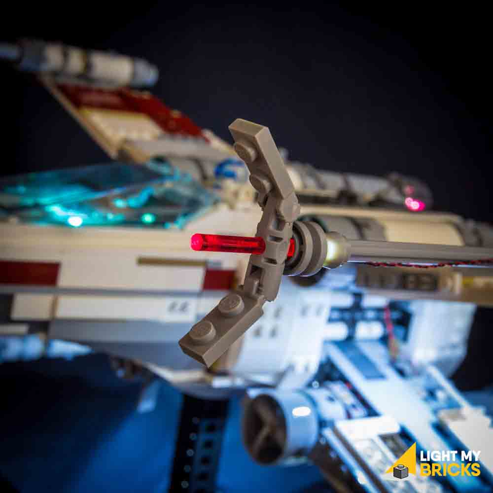 Star Wars UCS Red Five X-wing Starfighter 10240 Light Kit – Light Bricks USA
