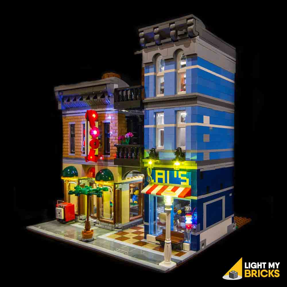 bliver nervøs klippe Sørge over LEGO® Detective's Office 10246 Light Kit – Light My Bricks USA