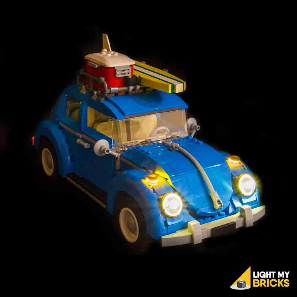 bekymring Flad sammensnøret LEGO® Volkswagen Beetle 10252 Light Kit – Light My Bricks USA