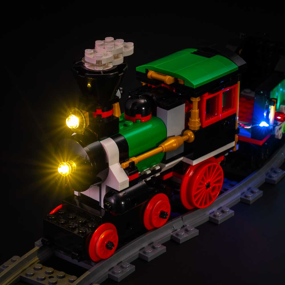 arrangere dør baggrund LEGO® Winter Holiday Train 10254 Light Kit – Light My Bricks USA