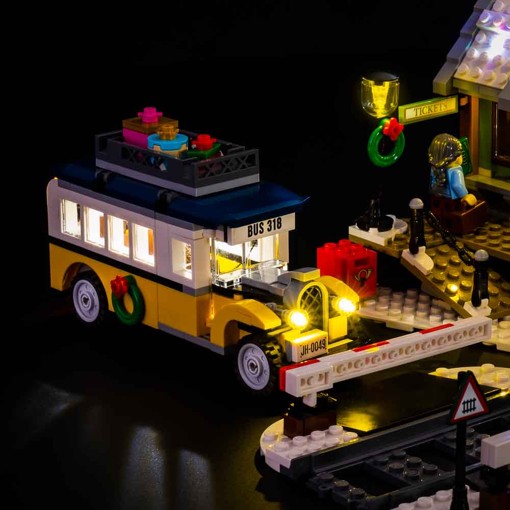 skuffe længst Trampe LEGO® Winter Village Station 10259 Light Kit – Light My Bricks USA