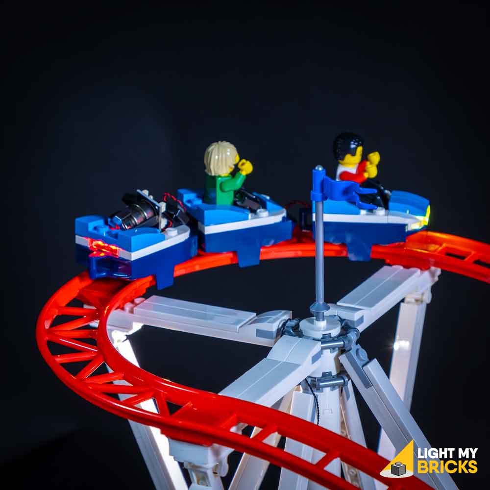 rille cykel Sæt tøj væk LEGO® Roller Coaster 10261 Light Kit – Light My Bricks USA
