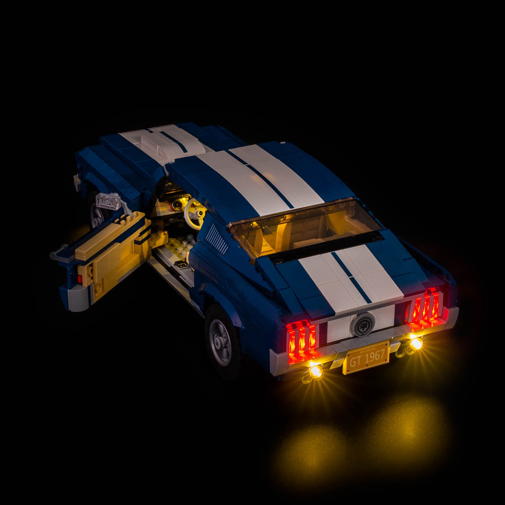 Fedt ægtefælle Produktion LEGO® Ford Mustang GT 10265 Light Kit – Light My Bricks USA