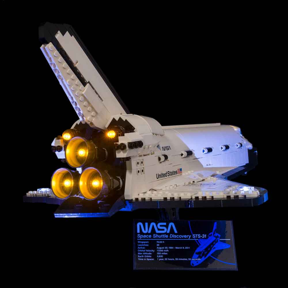 LEGO® NASA Space Shuttle Discovery 10283 Light Kit – Light My