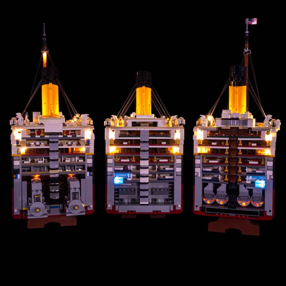  DXJKDZA Kit de luz LED para Lego Titanic 10294 Kit de  construcción (sin modelo, solo kit de luz), kit de iluminación creativa  compatible con Lego Creator Expert Titanic Building Set 