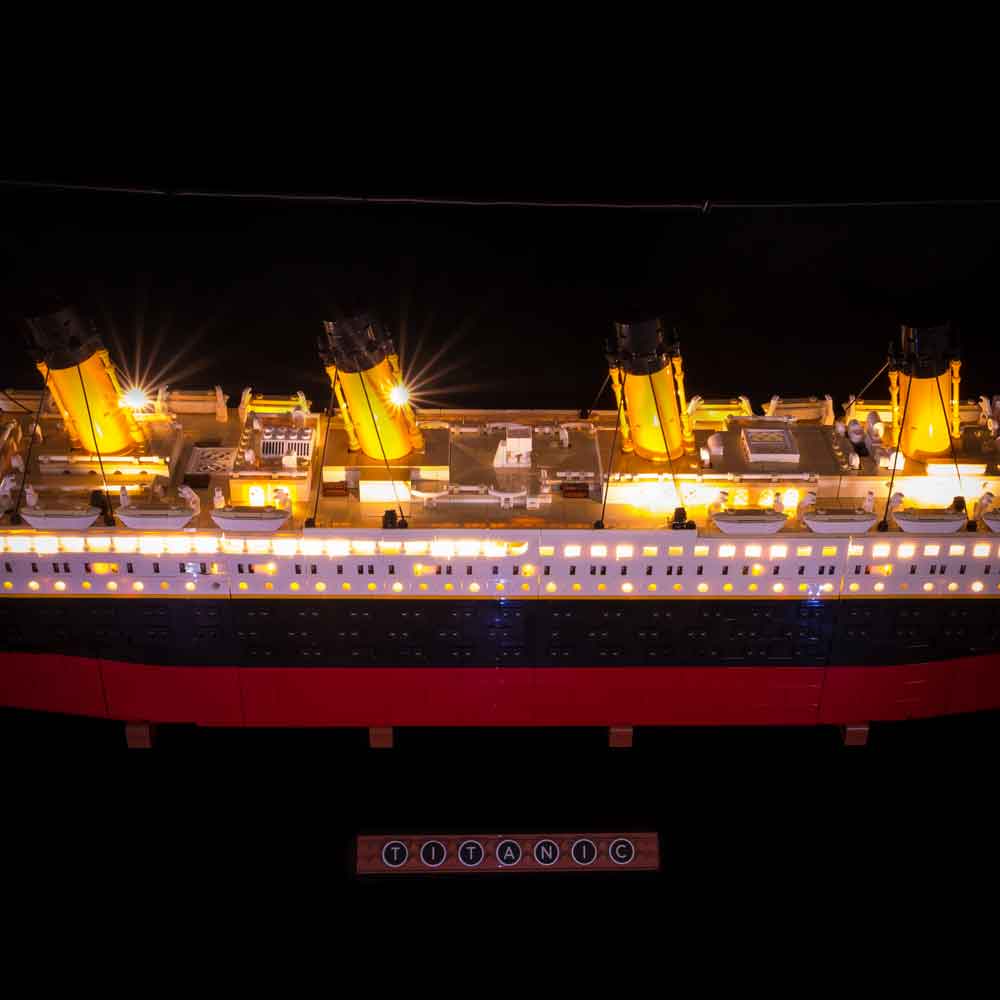  DXJKDZA Kit de luz LED para Lego Titanic 10294 Kit de  construcción (sin modelo, solo kit de luz), kit de iluminación creativa  compatible con Lego Creator Expert Titanic Building Set 