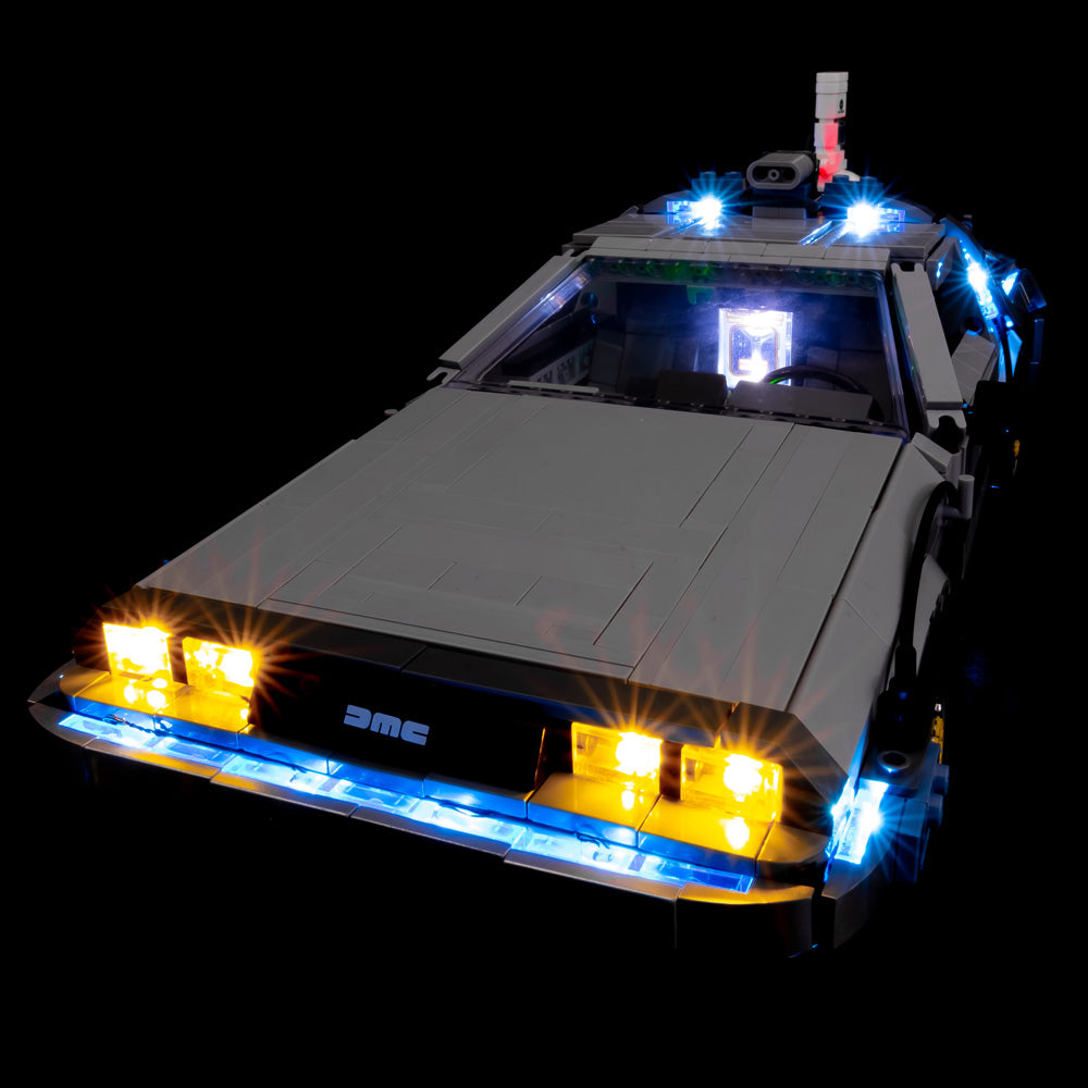  VONADO Light Kit for Lego Delorean 10300 - Lego Sets Not  Included, Led Lighting Kit for Lego Back to The Future Time Machine  Time-Travel Car (Standard Version) : Toys & Games