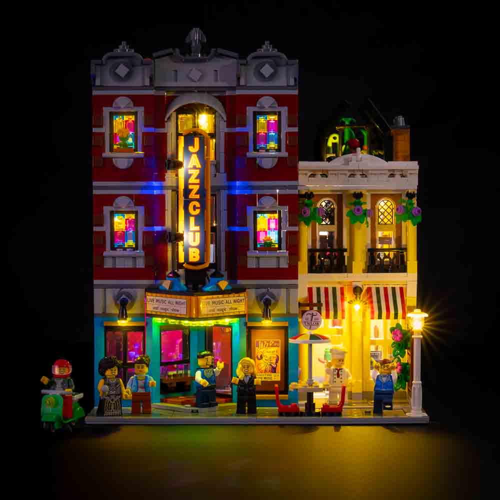 Kit d'éclairage LED pour Lego-10312 Icons Le Club de Jazz Modèle de Blocs  de Construction Jeu de lumière LED Compatible avec Le mo - Cdiscount Jeux -  Jouets