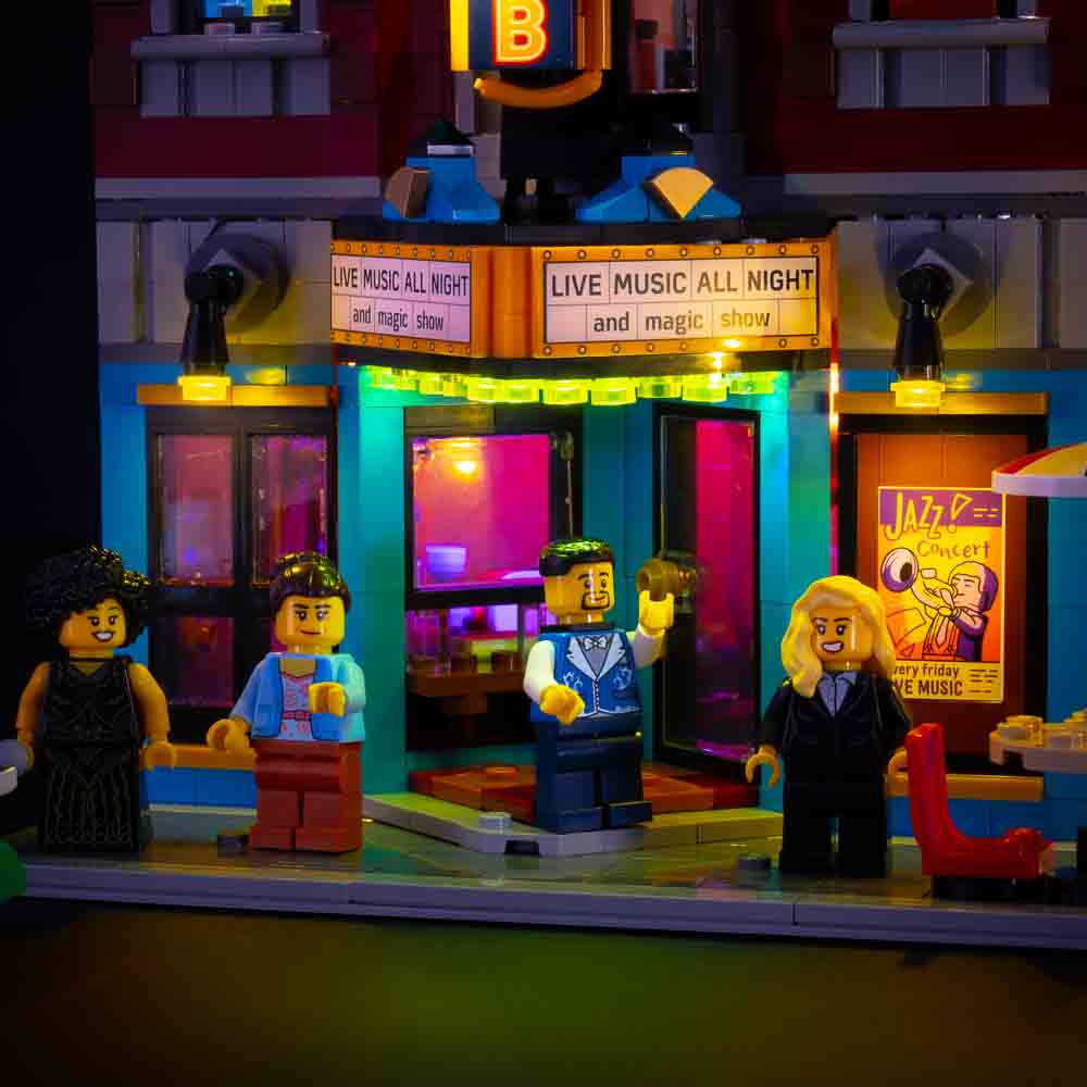 BrickBling LED Light for Lego 10312 Jazz Club Building Set, Creative Lights  for Lego Jazz, Gift Idea for Adult (Without Model)