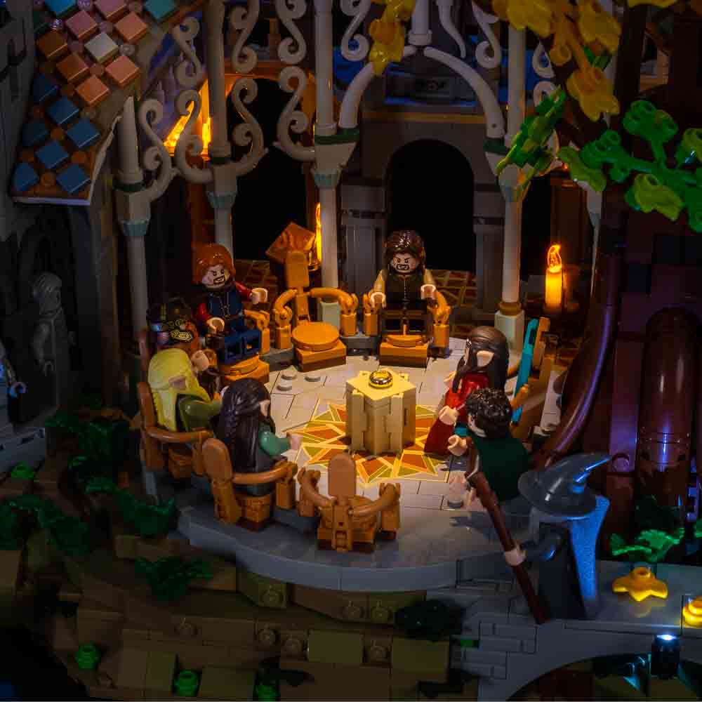 LEGO The Lord of the Rings Rivendell #10316 Light Kit – Light My Bricks USA