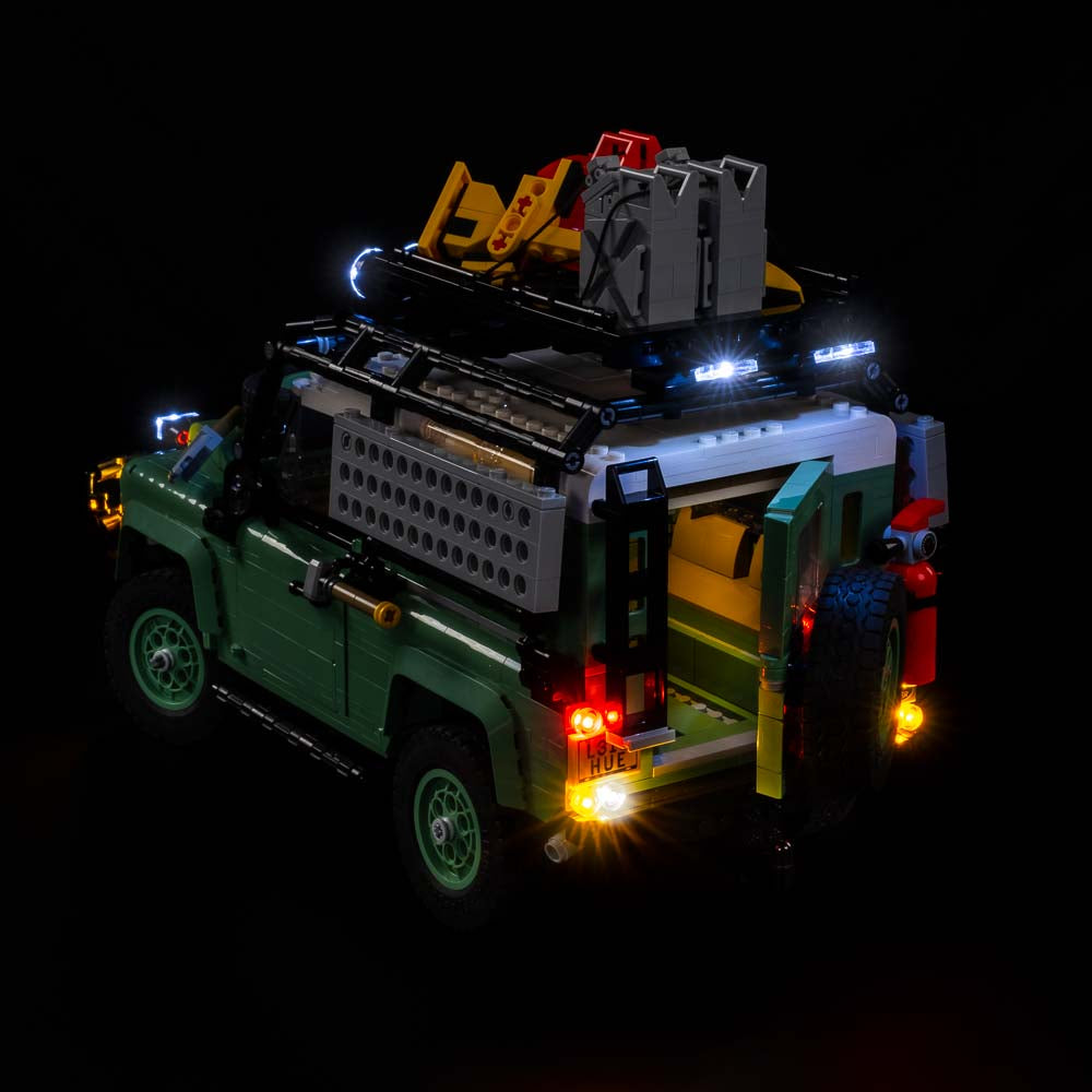 rotation Stærk vind Kammerat LEGO Land Rover Classic Defender 90 #10317 Light Kit – Light My Bricks USA