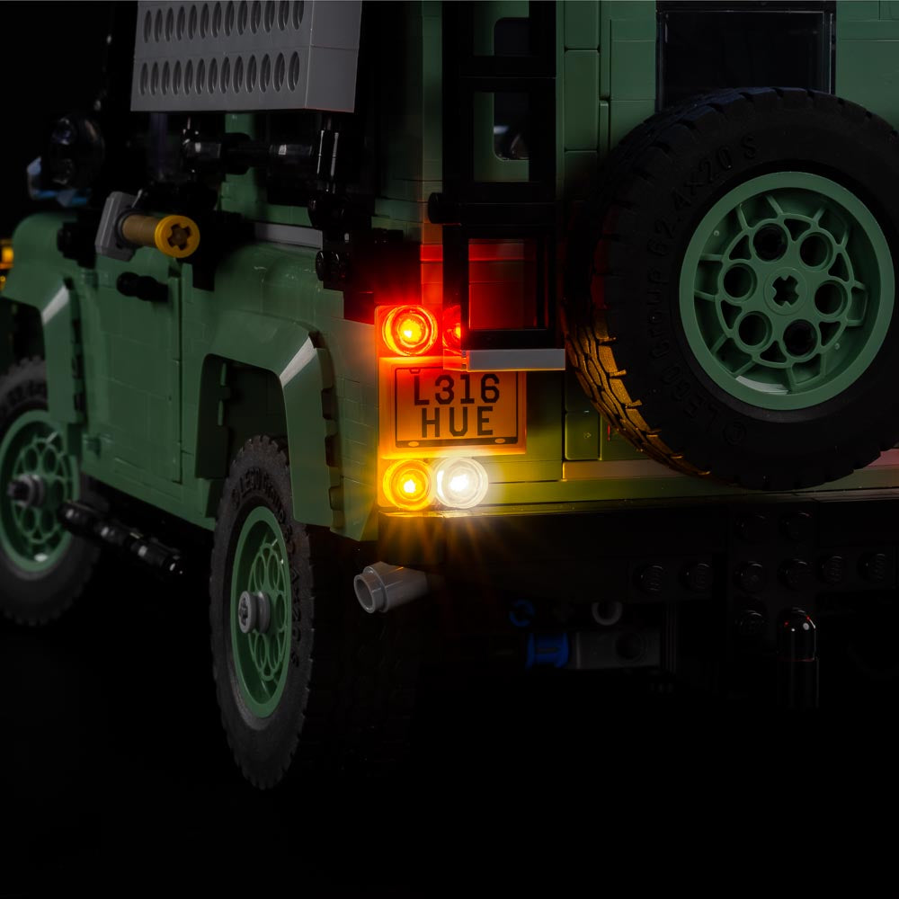 LEGO Land Rover Classic Defender 90 #10317 Light Kit – Light My Bricks USA