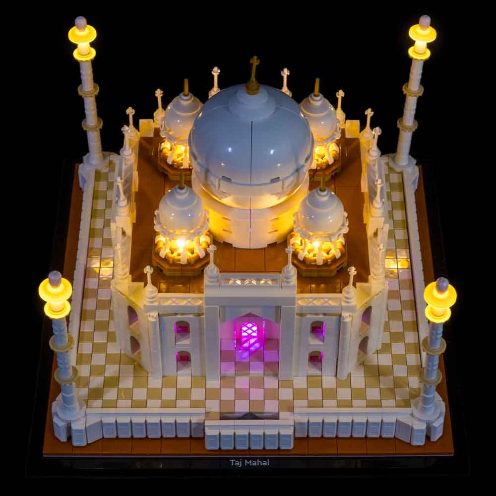 GEAMENT LED Light Kit Compatible with Lego Taj Mahal - Lighting Set for  Creator 10256 Building Model (Model Set Not Included)