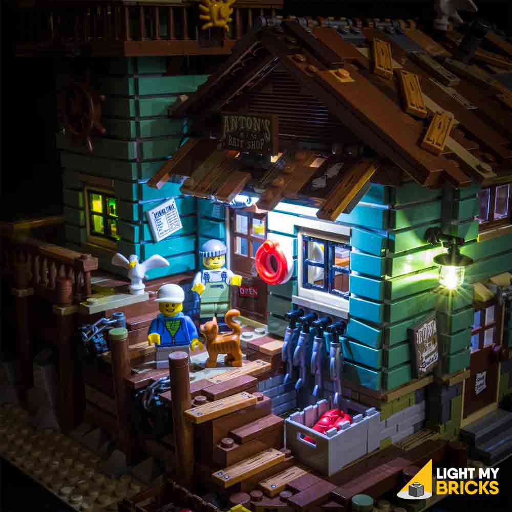 Mordrin sig selv jeans LEGO® Old Fishing Store 21310 Light Kit – Light My Bricks USA