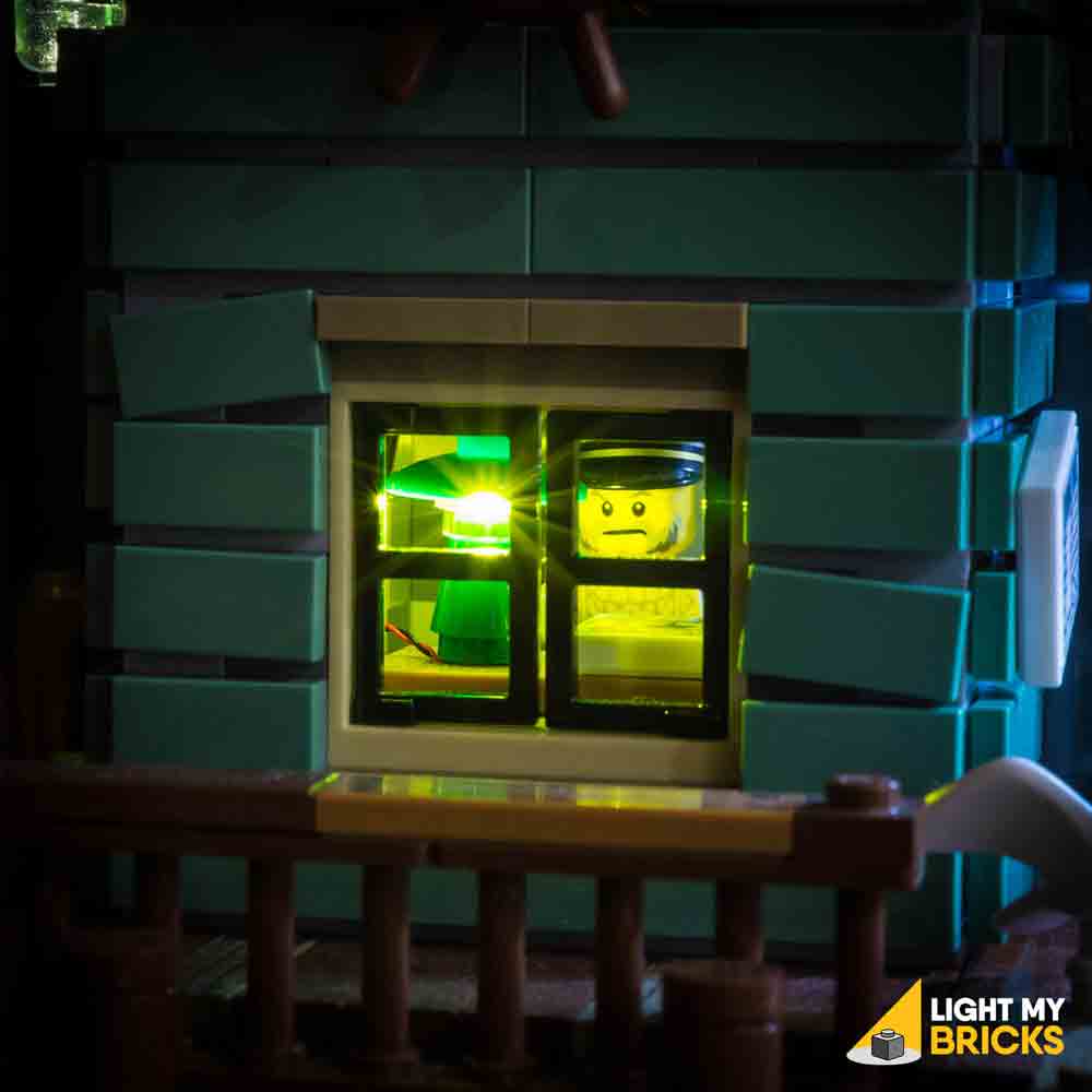 Kyglaring Led Light Up Kit For lego Old Fishing Store Model