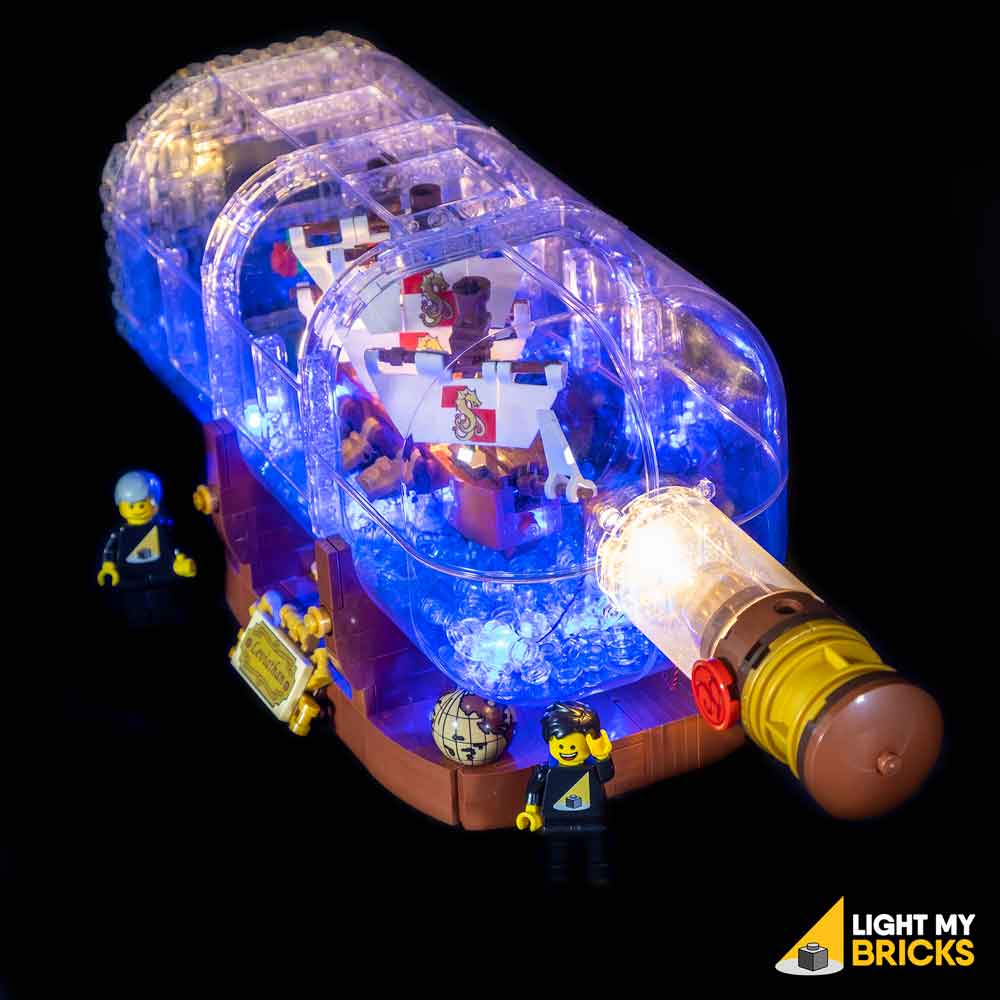 Nedrustning i gang hæk LEGO® Ship in a Bottle 21313 Light Kit – Light My Bricks USA